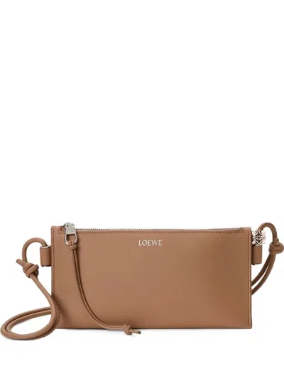Loewe Joya Leather Mini Bag In Brown