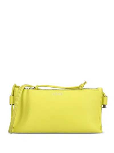 Loewe Joya Leather Mini Bag In Yellow