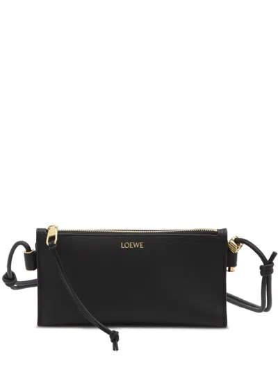Loewe Joya Leather Pouch In Black