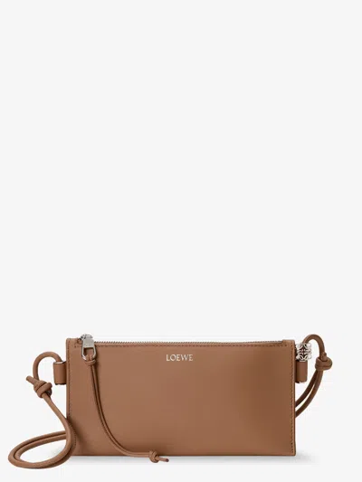 Loewe Joya Leather Shoulder Bag In Brown