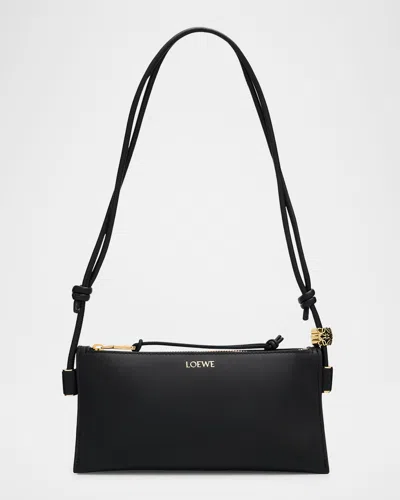 Loewe Joya Nappa Leather Crossbody Pouch Bag In Black