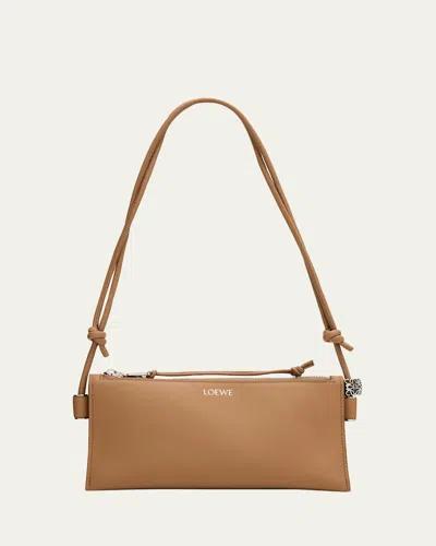 Loewe Joya Nappa Leather Crossbody Pouch Bag In Brown