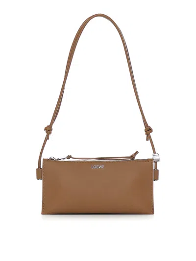 Loewe Joya Pouch In Nappa Calfskin In Gray