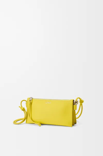 Loewe Joya Pouch In Nappa Leather Skin For Woman In Gold