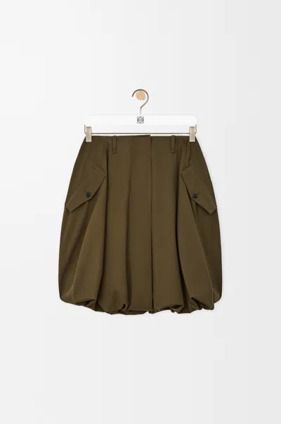 Loewe Skirt In Cotton And Silk Size:36 For Woman In Multi