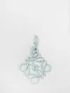 Loewe Anagram Pendant Key Chain In Blue