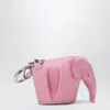 Loewe Keyholder With Coin Pouch Pink Elephant Women In Pink