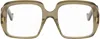 Loewe Anagram Square-frame Acetate Sunglasses In Pattern