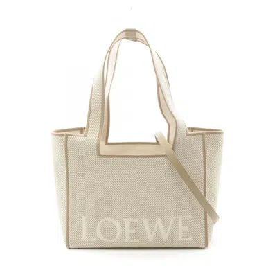 Pre-owned Loewe Khaki Canvas Tote Bag ()