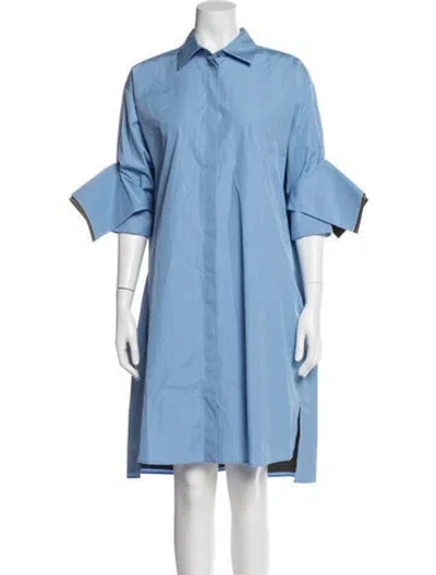 Pre-owned Loewe Knee-length Dress In Blue