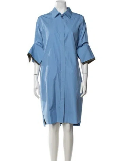 Pre-owned Loewe Knee-length Dress In Blue