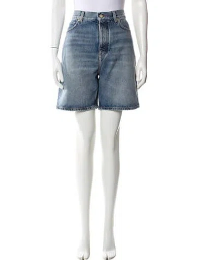 Pre-owned Loewe Knee-length Shorts In Blue