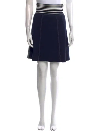 Pre-owned Loewe Knee-length Skirt In Blue