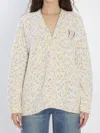Loewe Knit A-line Cardigan In Multi