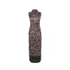 Loewe Anagram-embroidered Knit-print Dress