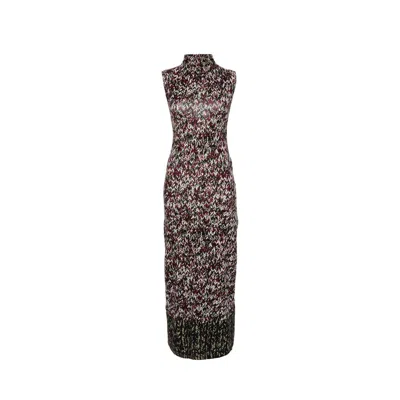 LOEWE KNIT-PRINT LONG DRESS