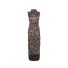 Loewe Anagram-embroidered Knit-print Dress