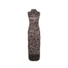 Loewe Knit-print Long Dress Women