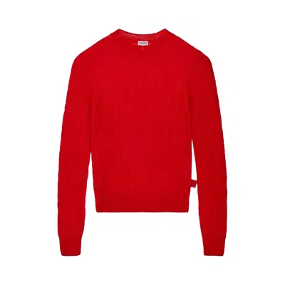 Pre-owned Loewe Knit Sweater 'red' | Women's Size M