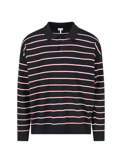 LOEWE KNITTED POLO SHIRT