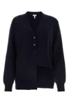 Loewe Cashmere Cardigan With Asymmetric Hemline