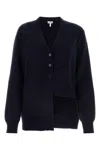 Loewe Cashmere Cardigan With Asymmetric Hemline