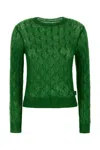 Loewe Women Dark Green Nylon Blend Sweater