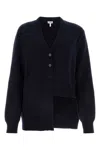 Loewe Cashmere Cardigan With Asymmetric Hemline