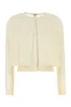 Loewe Double Layer Cardigan In Neutral