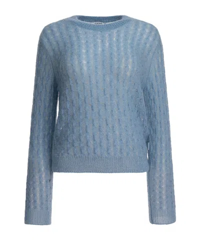 LOEWE SWEATER IN MOHAIR AND WOOL BLEND