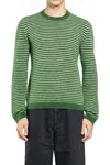 Loewe Man Green Knitwear In Green