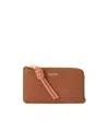 Loewe Knot Coin Cardholder In Shiny Nappa Calfskin In Brown