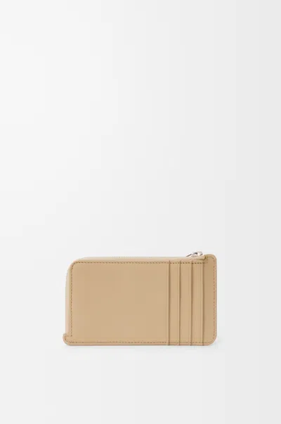 Loewe Knot Coin Cardholder In Shiny Nappa Leather Skin For Woman In Brown