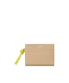 Loewe Knot Compact Wallet In Nude