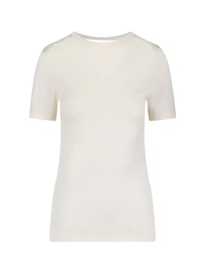 Loewe Knot Detail T-shirt In White