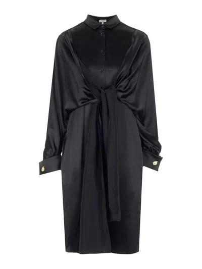 Loewe Knot Dress In Black