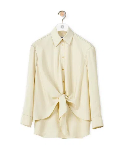 Loewe Knot Shirt In White