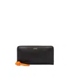 Loewe Knot Zip Around Wallet In Shiny Nappa Calfskin