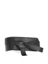 Loewe Knot-detail Obi Belt In Black