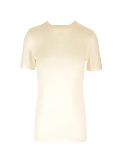 Loewe Knot-detail Open-back T-shirt In Neutral