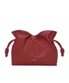Loewe Knotted Drawstring Bucket Bag In Burgundy
