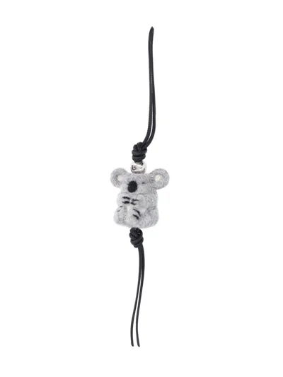 Loewe Koala Pendant In Gray