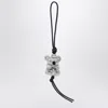 Loewe Koala Pendant In Felt And Leather Women In Black