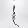 Loewe Koala Pendant In Felt And Leather Women In Black