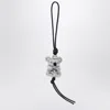 Loewe Koala Pendant In Felt And Leather Women In Black
