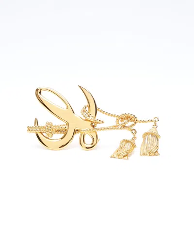Loewe L Brooch