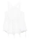 Loewe Lace-panel Blouse In White