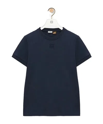 Loewe Lace T-shirt In Cotton