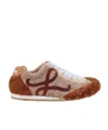 Loewe Ballet Runner 2.0 Sneakers In Shearling In Multi
