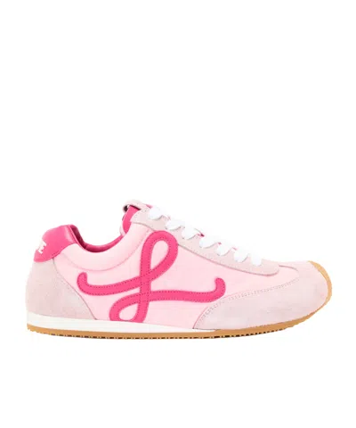 LOEWE BALLET RUNNER 2.0 IN NYLON AND CALFSKIN
